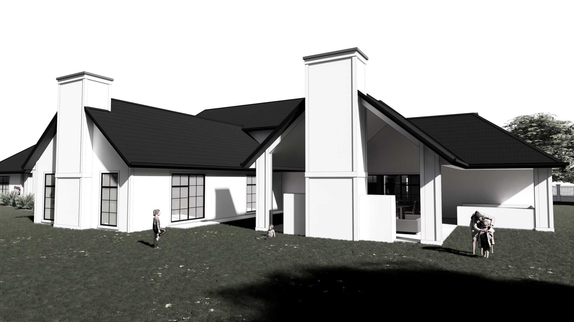 Architectural Render by Slate Architecture & Design of Project MAJOR