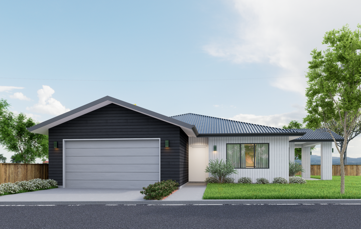 New Home Render, House and Land Package in Levin on 7 Oak Place